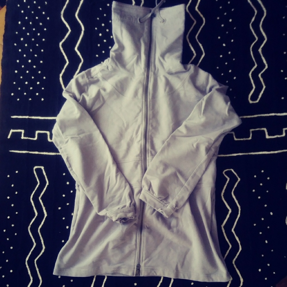 Brooklyn Industries Grey Cowl Neck Zip-up - Picture 5 of 8